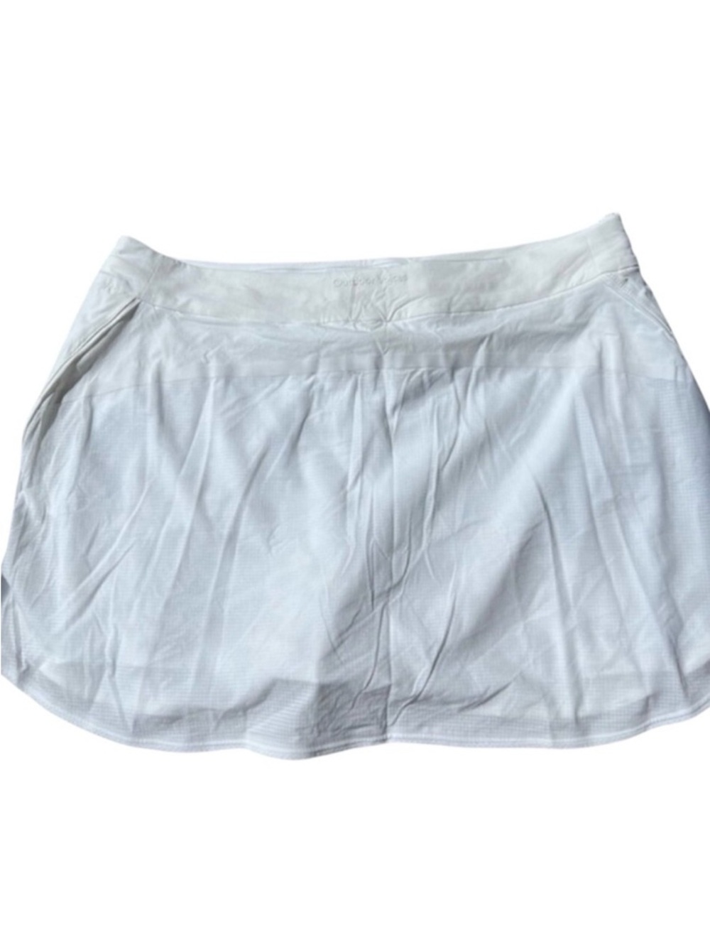 Outdoor Voices White Exercise Skort with Built-In Liner - Size XL